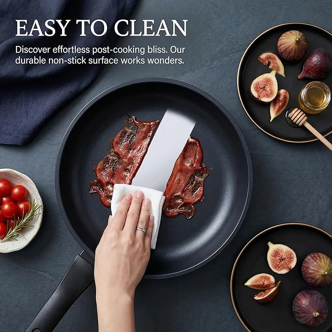 Nonstick Frying Pan Skillet,10 Inch Frying Pan Skillet,Egg pans,Omelette Pan,PFOA Free,Kitchen Pots Induction Pot