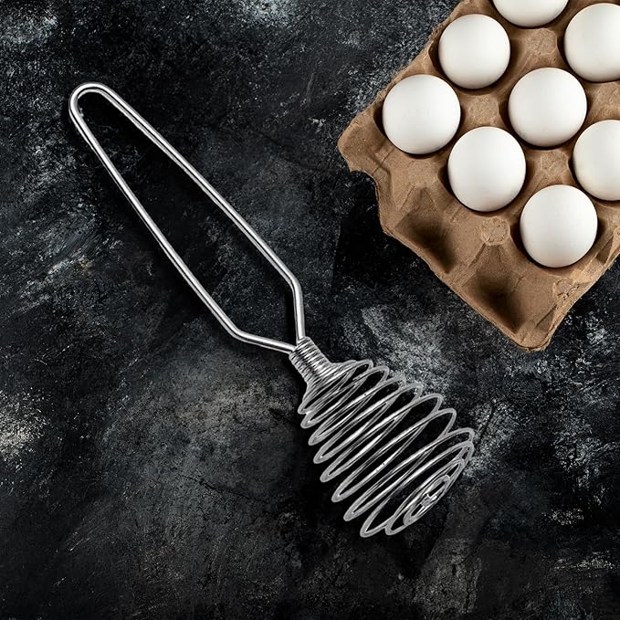 Mrs. Anderson’s Baking Mini French Coil Whisk, Stainless Steel, 8-Inch