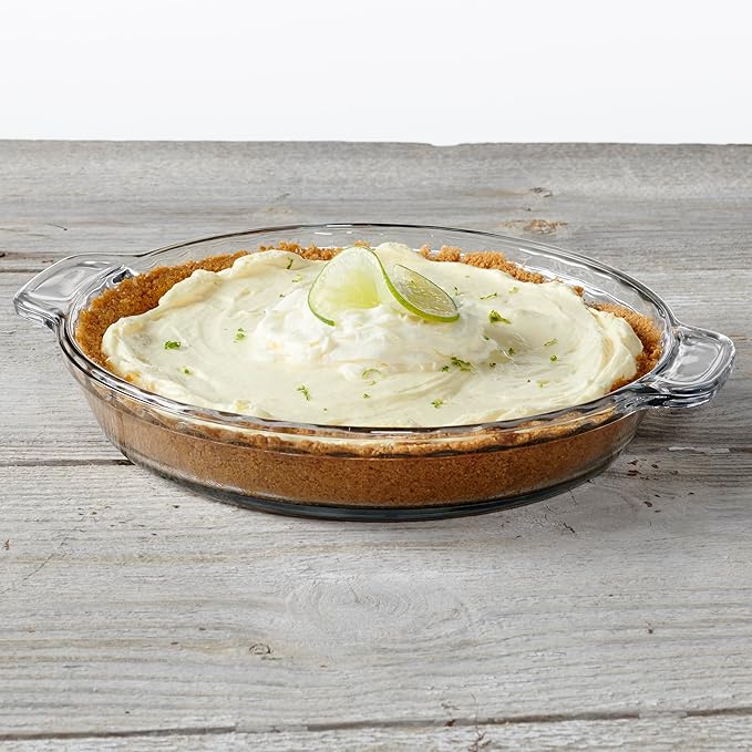 Anchor Hocking Oven Basics 9.5-Inch Deep Pie Plate, Clear, 1 Piece