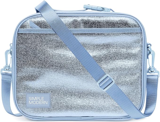 Simple Modern Hadley Lunch Box with Shoulder Strap | Kids & Adults | Insulated Bag with Pockets for Women, Men, Girls, Boys