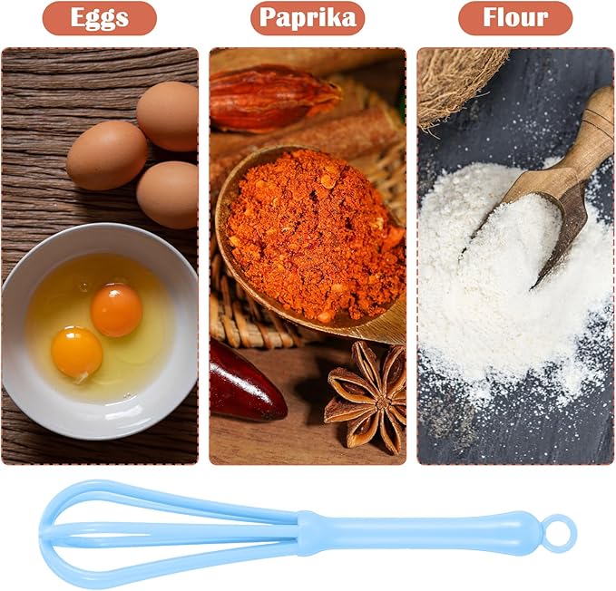 6pcs Hair Color Whisk,Hair Dye Whisk, Whisks for Hairs Color, Used in Hairs Salons, Barber Shops,Dye Cream Whisks, Used for Mixing, Beating, Stirring, 3 Colors