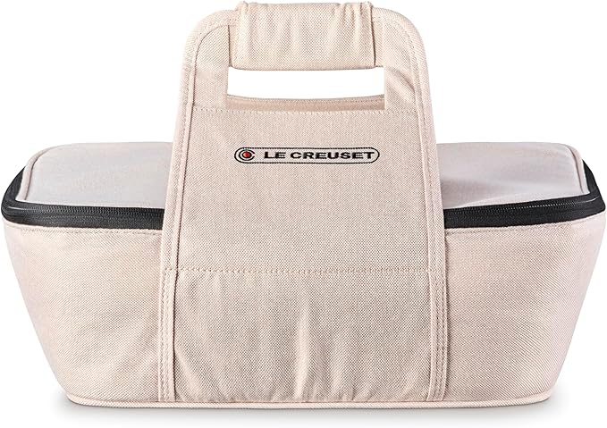 Le Creuset Heritage Rectangular Bakeware Tote Bag, Ecru