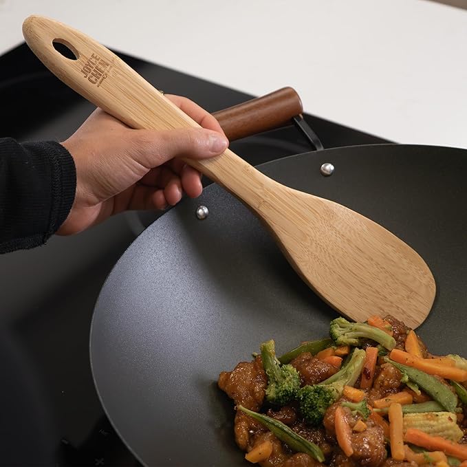 Joyce Chen All-Purpose Burnished Bamboo Spatula, 13-Inch