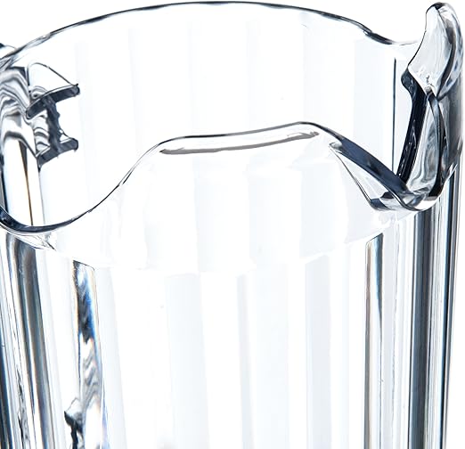 Carlisle FoodService Products 553807 Plastic Pitcher, 48 Ounces, Clear (Pack of 6)