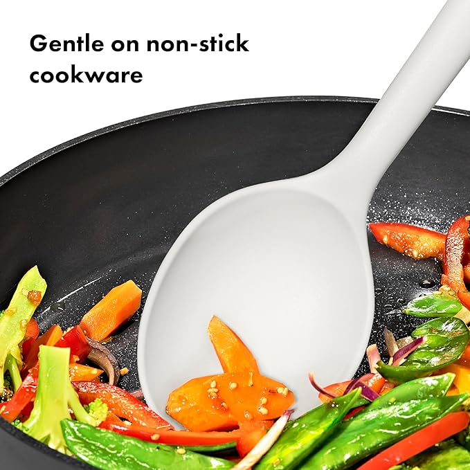 OXO Good Grips 4-Piece Nylon Utensil Set – Oat, Non Toxic Cooking Utensils