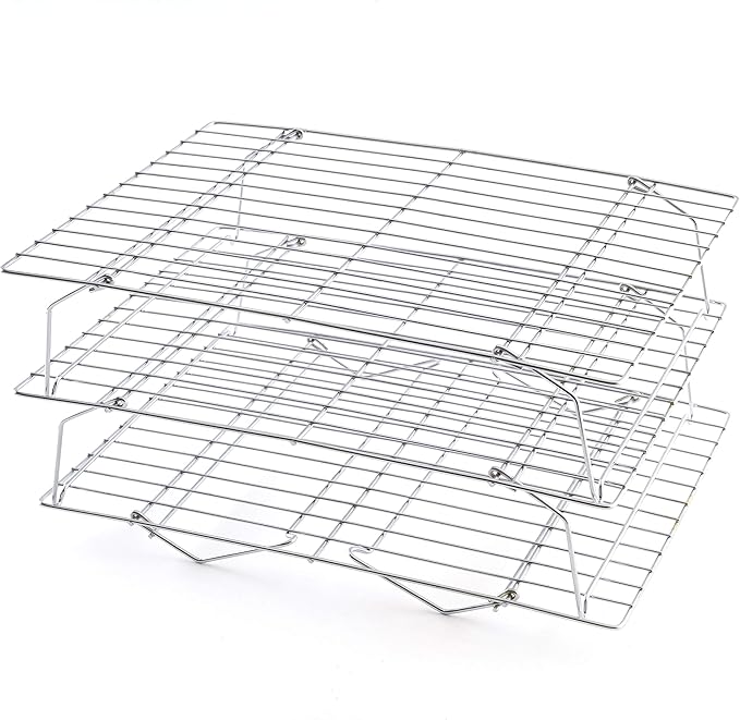 Norpro 3-Tier Stackable Cooling Rack Set, 12.5 x 18/32cm x 45.5cm