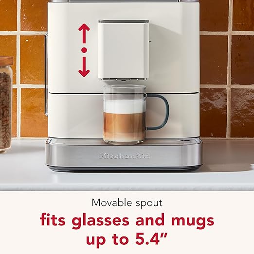 KitchenAid Fully Automatic Espresso Machine KF6, KES8556PL, Porcelain White