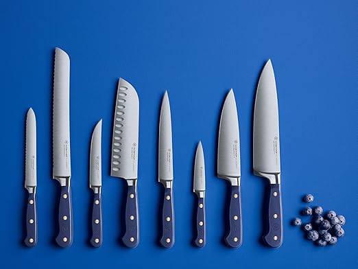 WÜSTHOF Classic Wild Blueberry 8-Pc Knife Block Set