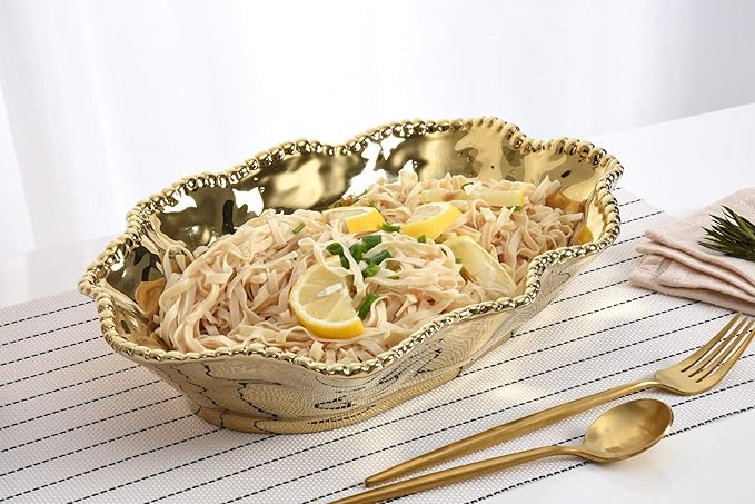 Pampa Bay Serving Bowl (Gold)