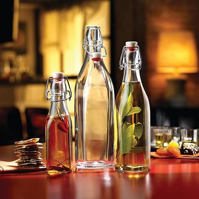 Bormioli Rocco Square Swing Bottle 33.75 Ounce