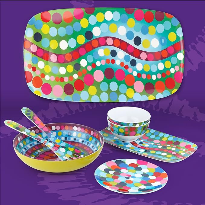 French Bull 13" Rectangular Platter - Melamine Platters and Serving Ware - Plate, Dish, Serving, Collection - Bindi