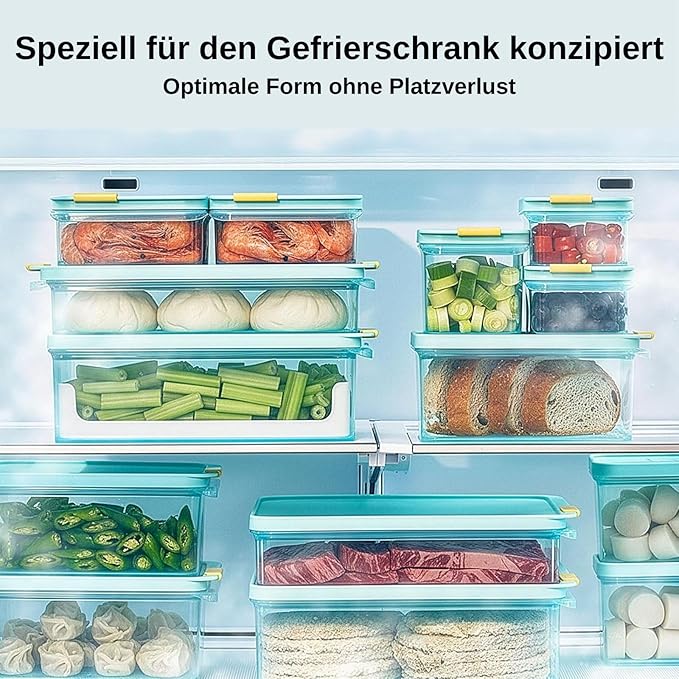 LocknLock HFL101 Freezer Fit Plastic Food Storage Container with Lid for Kitchen, Lunch, Meal Prep, and Leftovers, BPA-Free, Airtight, Leakproof, Microwave, Dishwasher-Safe, 450ml
