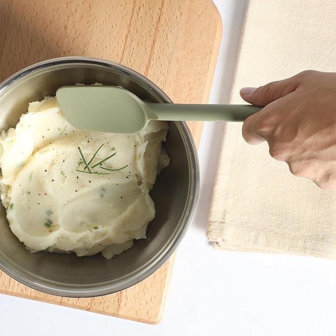 Sur La Table Kitchen Essential Mealcraft Silicone Spoonula - Juniper Green