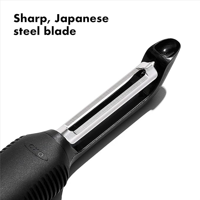 OXO Good Grips Smooth Edge Can Opener + Swivel Vegetable Peeler