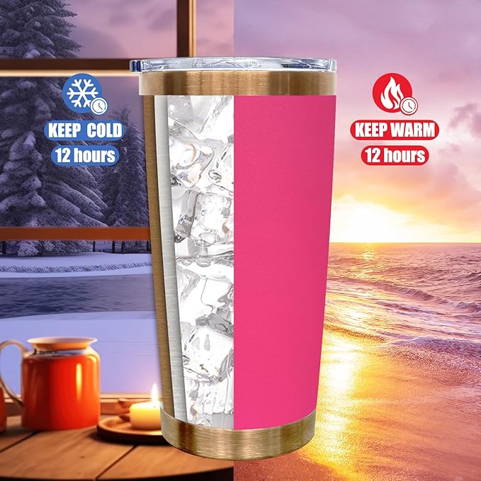 20 oz Tumbler Bulk 12 Pack Stainless Steel Tumblers with Lids and Straws, Double Wall Vacuum Insulated Travel Coffee Mug for Laser Engrave, Powder Coated Cups for Hot and Cold Drinks (Mixed B,12 pack)