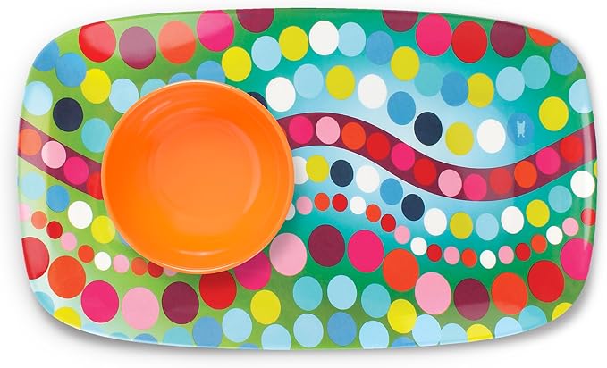 French Bull 13" Rectangular Platter - Melamine Platters and Serving Ware - Plate, Dish, Serving, Collection - Bindi