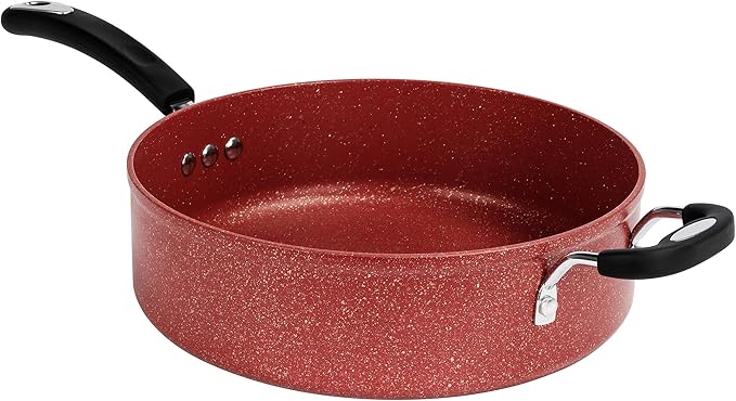 The All-In-One Stone Sauce Pan by Ozeri - 100% APEO, GenX, PFBS, PFOS, PFOA, NMP and NEP-Free German-Made Coating