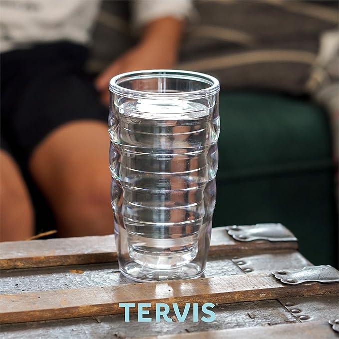 Tervis Cool Bugs Made in USA Double Walled Insulated Tumbler Cup Keeps Drinks Cold & Hot, 10oz Wavy, Classic