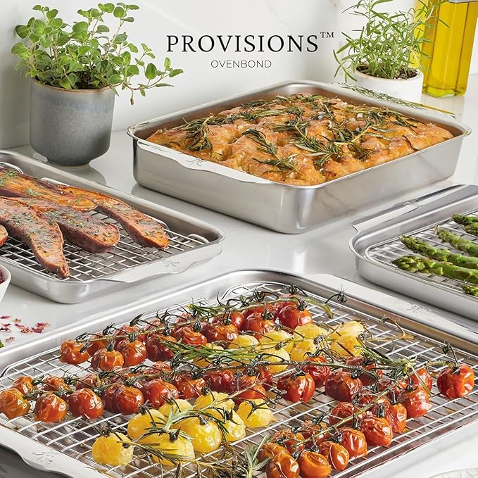 Hestan Provisions OvenBond – Quarter Sheet Pan Rack, 11.75" L x 8.25" W (Cooling Rack)