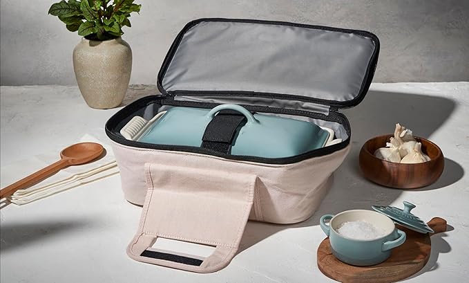 Le Creuset Heritage Rectangular Bakeware Tote Bag, Noir