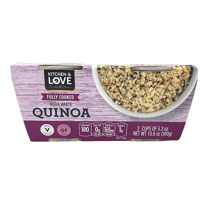 Quinoa Quick Cups (Fully Cooked Red & White Quinoa 12-Cups)