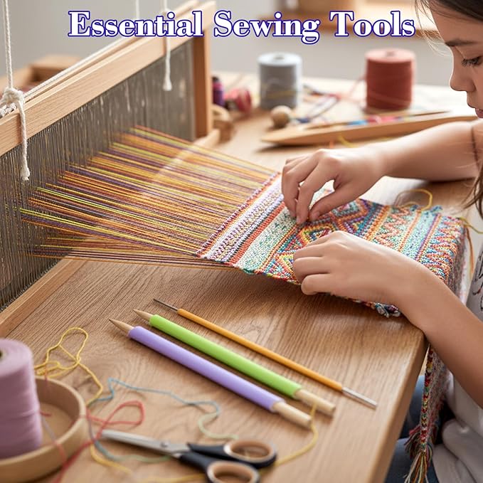 10pcs Quick Turn Fabric Sewing Tools Set, Multifunctional Fabric Tube Turner Sewing Tool,Loop & Tube Turner & Threader for Sew Threading Crafting & DIY Projects Knitting Supplies Accessories