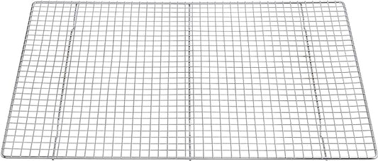 Mrs. Anderson's Baking Professional Cooling Rack, Heavy Duty Steel, Fits Two-Thirds Sheet Pans, 21 x 14.5 x 0.75-Inches