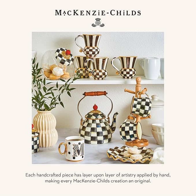 MACKENZIE-CHILDS My Mug, Decorative Ceramic Coffee Mug with Handle, V