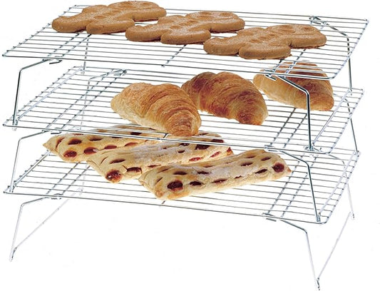 Norpro 3-Tier Stackable Cooling Rack Set, 12.5 x 18/32cm x 45.5cm