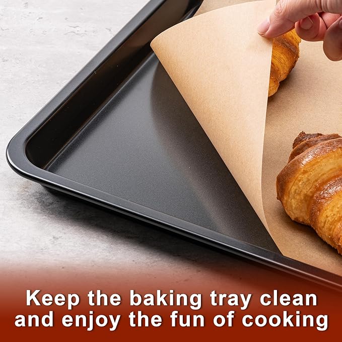 200Pcs Parchment Paper sheets，9x13 Inches Non-Stick Precut Baking Parchment，Unbleached，Parchment Paper For Baking，Fryer, Cooking,Oven,Perfect for Bread, Cakes, Barbecue