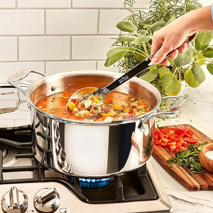 All-Clad Specialty Stainless Steel Kitchen Gadgets Spoon Kitchen Tools, Kitchen Hacks Silver