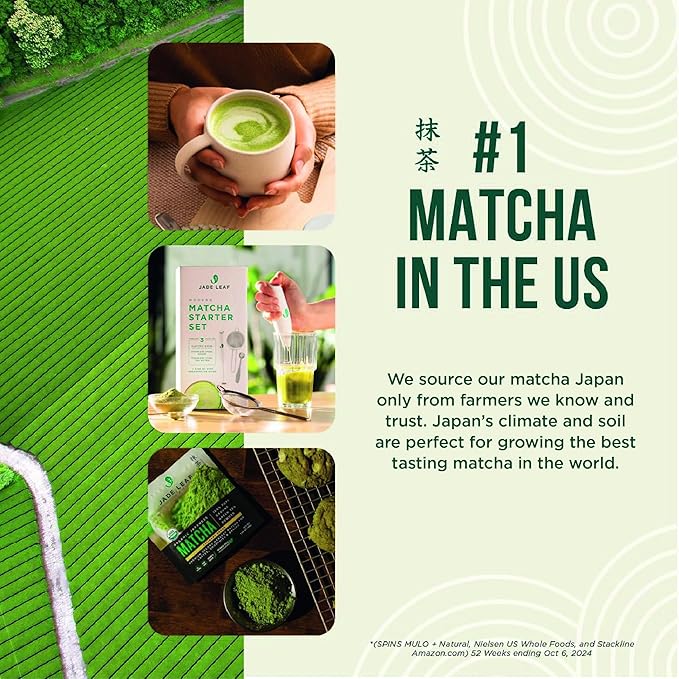 Jade Leaf Matcha - Stainless Steel Measuring Whisk Utencil Scoop - Perfect 1g (1/2 teaspoon) Serving of Green Tea Powder - Great Gift for Matcha Lovers
