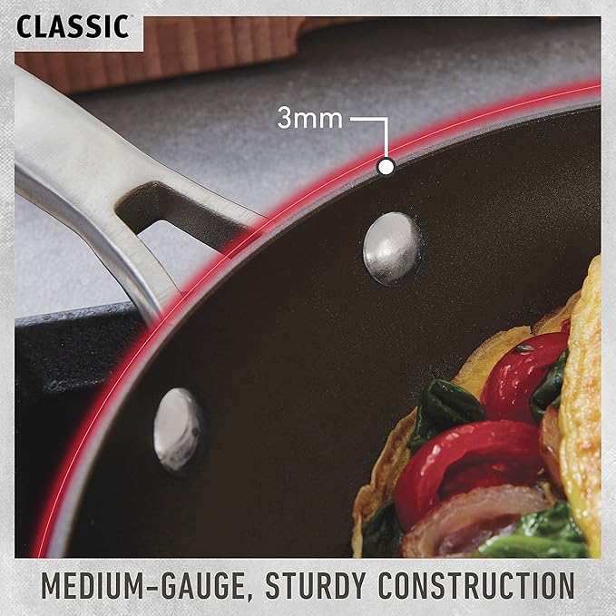 Calphalon 1934149 Classic Nonstick Omelet Fry Pan, 8", Grey