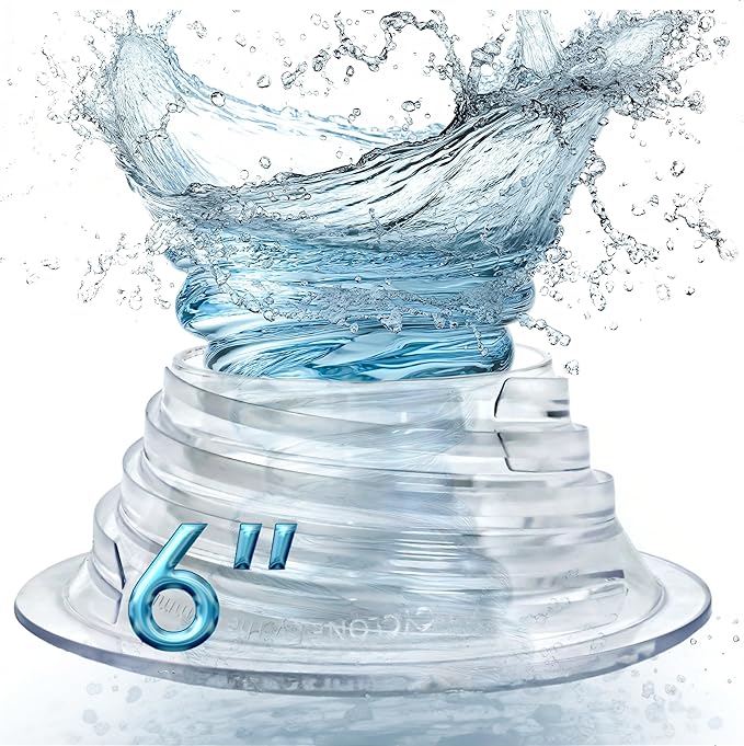 The Skimmie Cyclone 6" (Skimmer Basket NOT Included) - ONLY for Above Ground Pools - Turbocharges Pool Skimmer Water Flow - Improves Pool Surface Cleaning - Essential Pool Accessories