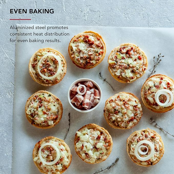 KitchenAid 24-Cup Nonstick Aluminized Steel Mini Muffin Pan, Pistachio