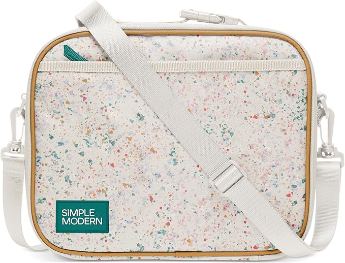 Simple Modern Hadley Lunch Box with Shoulder Strap | Kids & Adults | Insulated Bag with Pockets for Women, Men, Girls, Boys