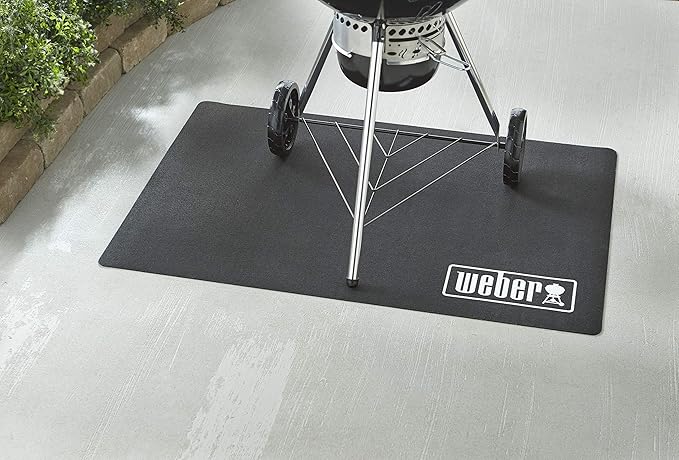 Weber Floor Protection Mat – Large, Heat‑Resistant Surface Protector for Kettles, Gas Grills & Smokers
