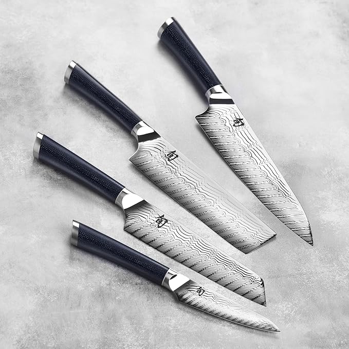 Shun Shiranami 6 Piece Knife Block Set