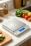 Digital Kitchen Scale, 3000g Pocket Cooking Scale with 0.1g Accuracy, Mini Food Scale, Pro Electronic Jewelry Scale with Back-Lit LCD Display, Tare & PCS Functions (Red, Batteries Included)