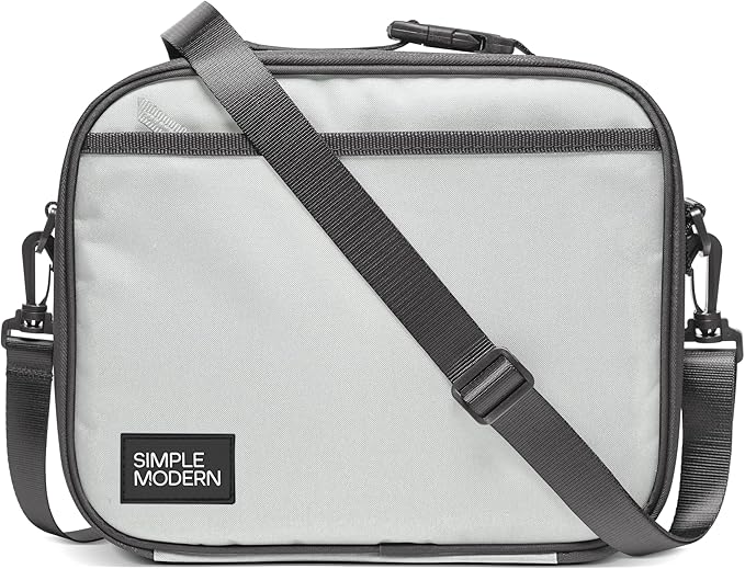 Simple Modern Hadley Lunch Box with Shoulder Strap | Kids & Adults | Insulated Bag with Pockets for Women, Men, Girls, Boys