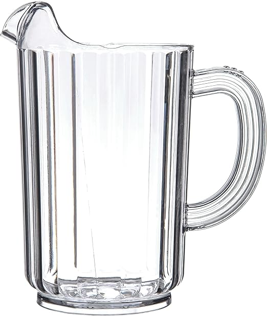Carlisle FoodService Products 553607 32 Ounce, Pitcher, Polycarbonate, Clear