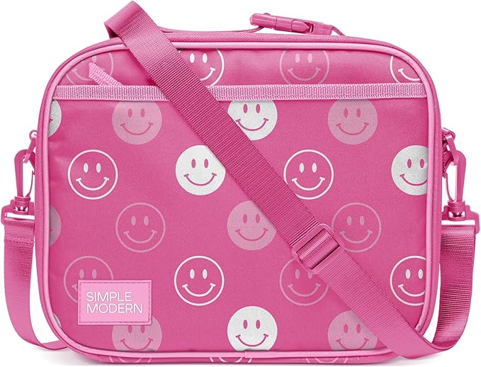 Simple Modern Hadley Lunch Box with Shoulder Strap | Kids & Adults | Insulated Bag with Pockets for Women, Men, Girls, Boys