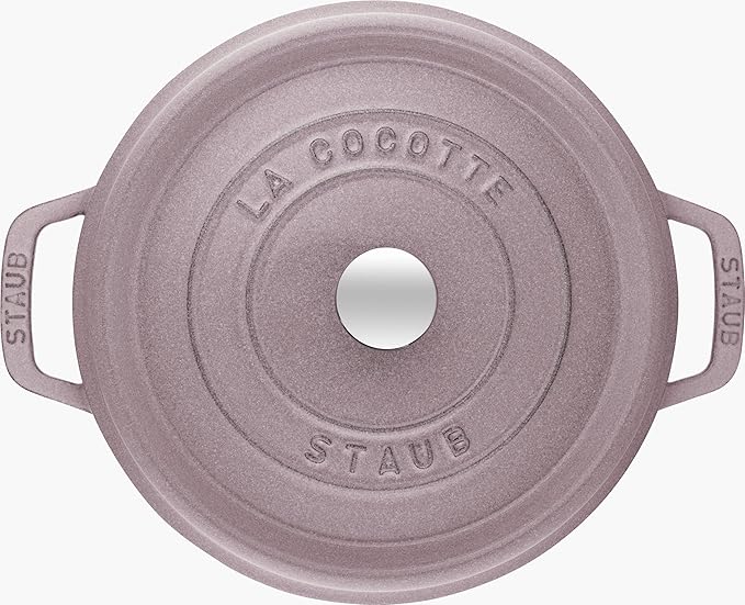 STAUB Cast Iron 5.5-qt Round Cocotte - Lilac