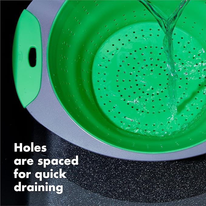 OXO Collapsible Colander, 3.5 quart, Green