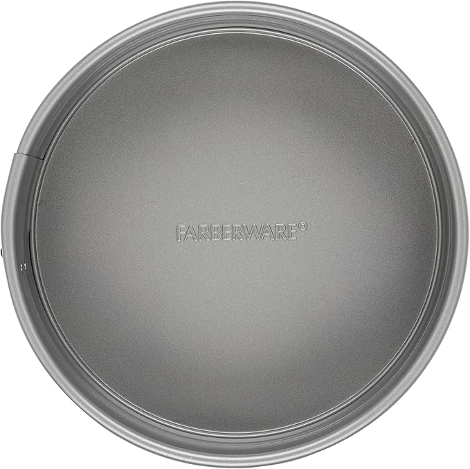 Farberware Nonstick Bakeware 9-Inch Round Springform Pan, Gray