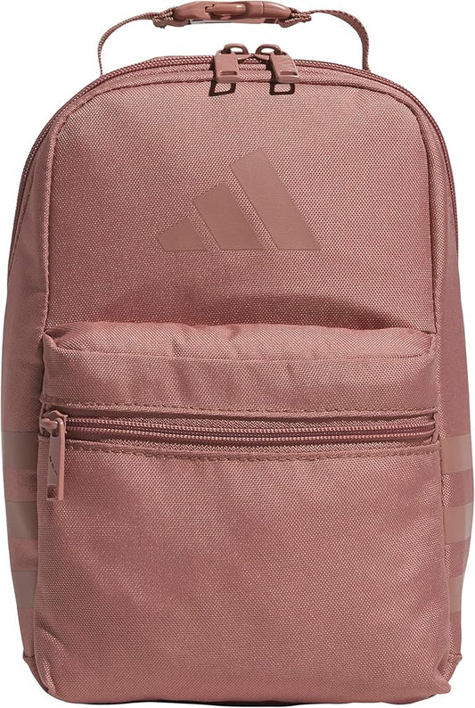 adidas Kids Santiago Lunch Bag – Insulated Cooler Lunchbox for Girls & Boys, 8L, Upscaled Mix-Black/Black/Lucid Lemon Yellow/3, One Size