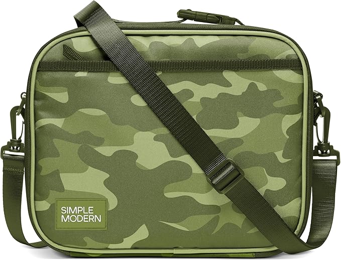 Simple Modern Hadley Lunch Box with Shoulder Strap | Kids & Adults | Insulated Bag with Pockets for Women, Men, Girls, Boys