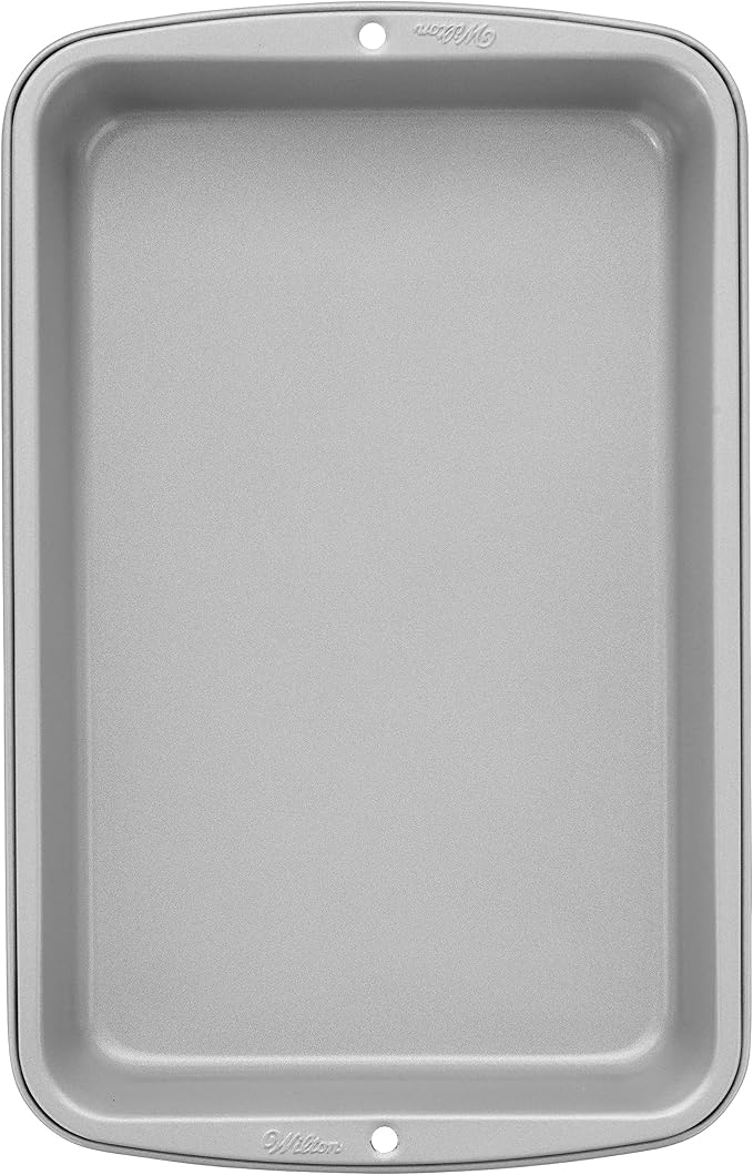 Wilton Recipe Right Non-Stick Biscuit and Brownie Pan, 11 in. x 7 in. (2-Pack)