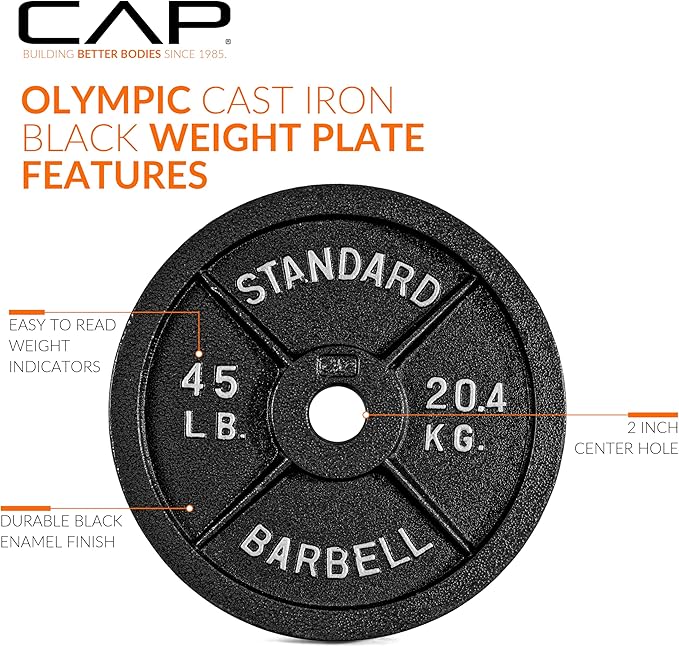 CAP Barbell 2-Inch Olympic Weight Plate | Multiple Options