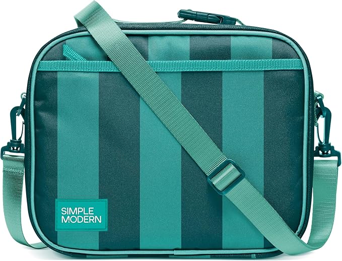 Simple Modern Hadley Lunch Box with Shoulder Strap | Kids & Adults | Insulated Bag with Pockets for Women, Men, Girls, Boys
